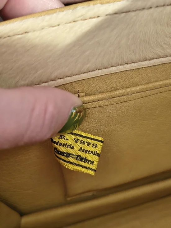 Cowhide Top-Handle Women's Bag - Picture 4 of 5